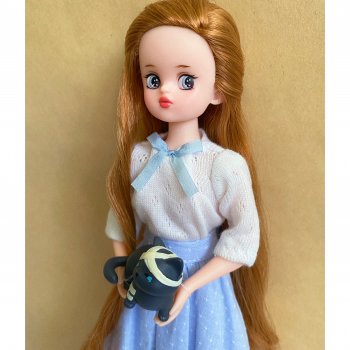 Перерисовка маленькой авторской куклы ~