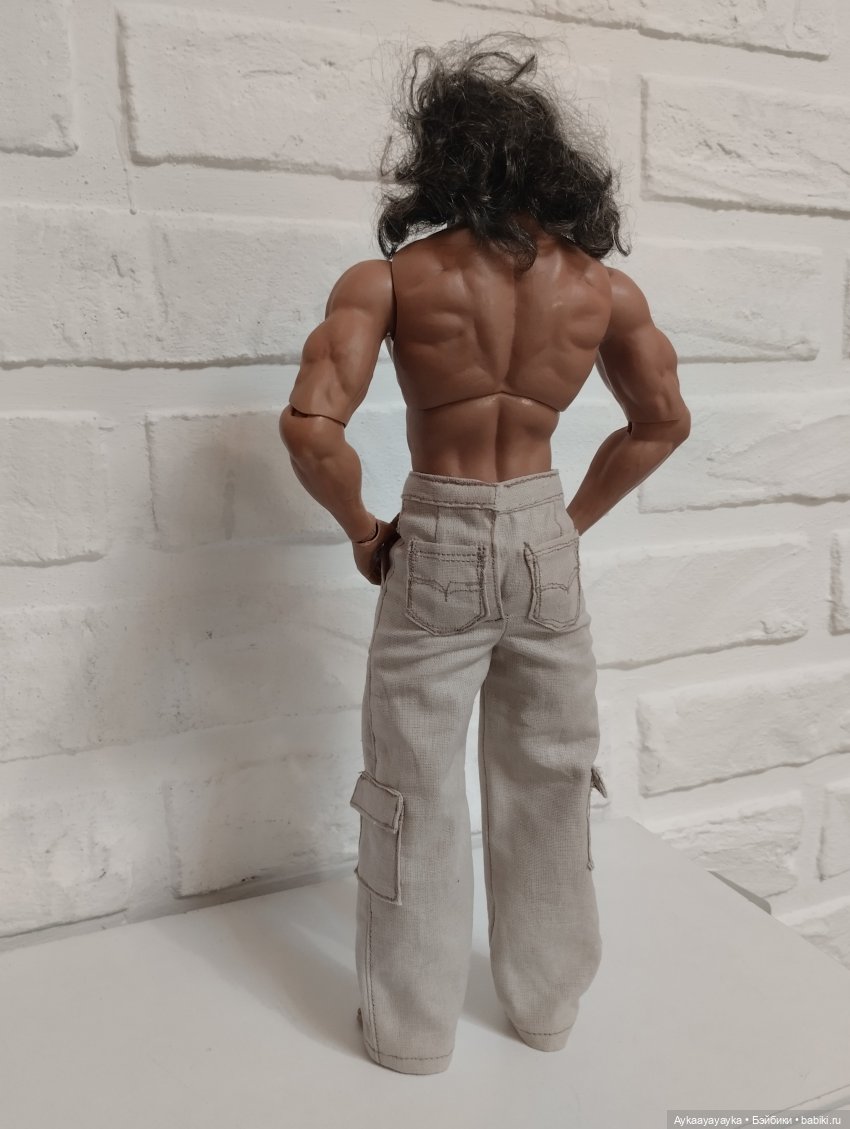 Выкройка брюк для Action figure WorldBox AT027 (фото 4)