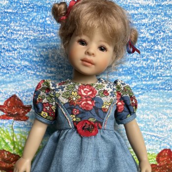 Редкий маленький цветочек… Tilda от Heidi Plusczok