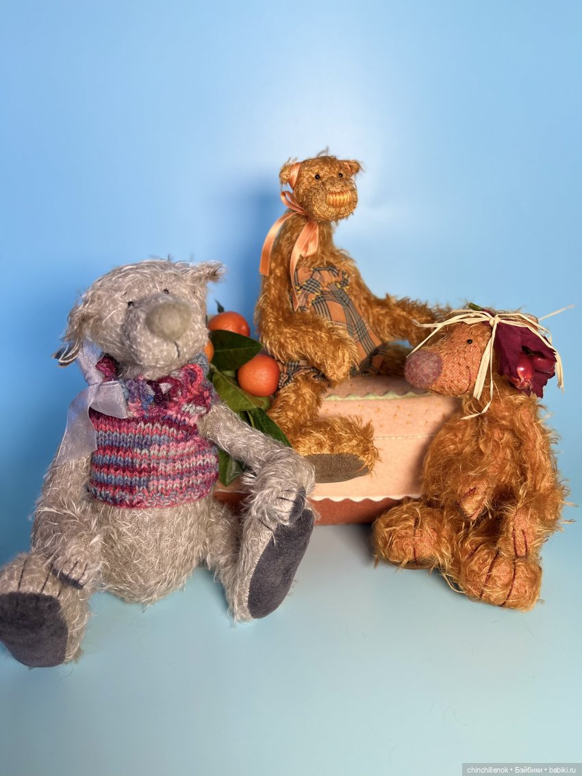 Вкусный мандариновый тортик🍊мои новенькие Тедди мишки и куклы Zwergnase