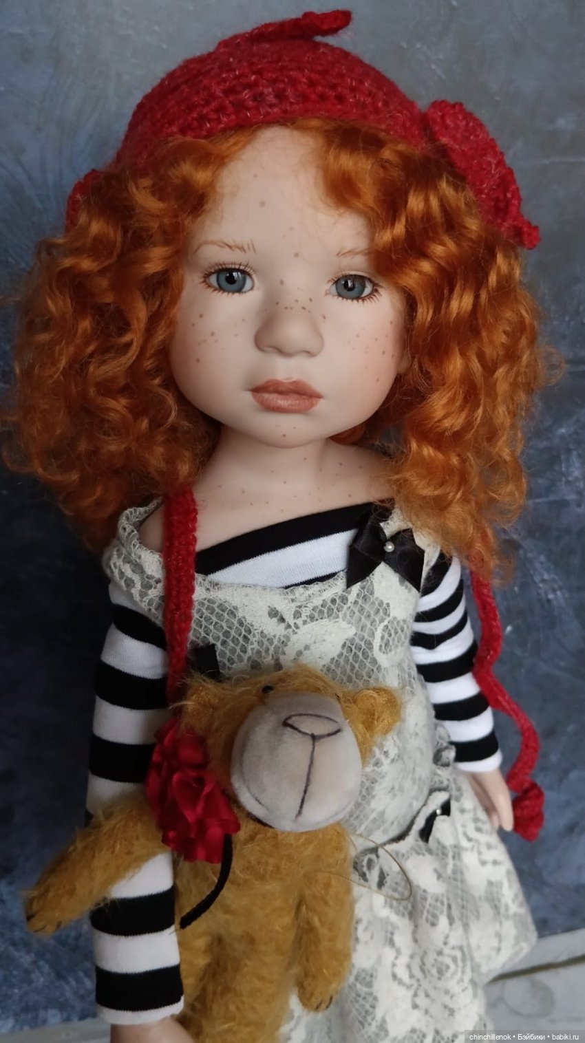 Вкусный мандариновый тортик🍊мои новенькие Тедди мишки и куклы Zwergnase