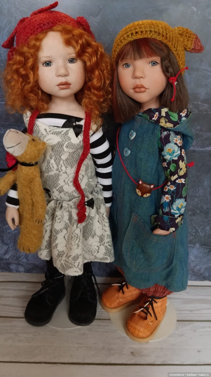 Вкусный мандариновый тортик🍊мои новенькие Тедди мишки и куклы Zwergnase