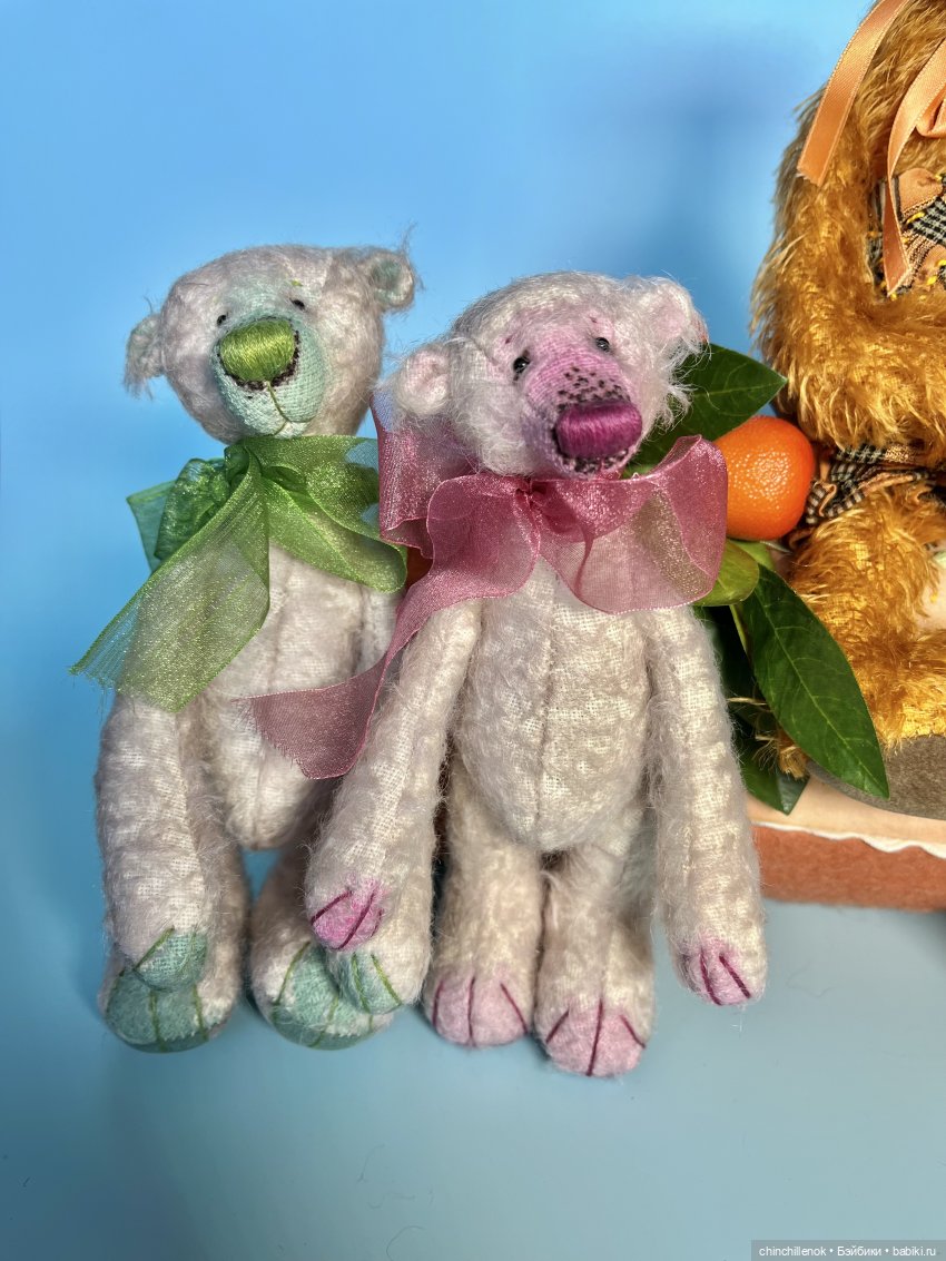 Вкусный мандариновый тортик🍊мои новенькие Тедди мишки и куклы Zwergnase