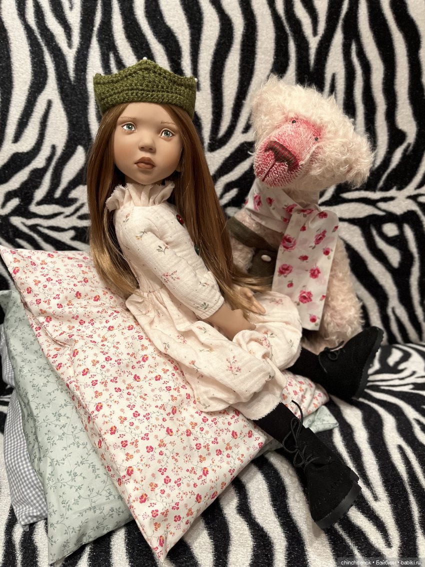 Вкусный мандариновый тортик🍊мои новенькие Тедди мишки и куклы Zwergnase