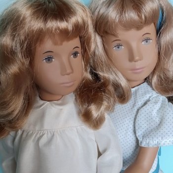 Слаще мёда… Две Сашеньки с удивительным цветом волос.. Honey Blonde girls Sasha doll Morgenthaler