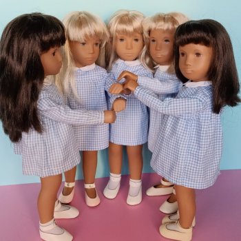 Мои девочки «в клеточку»… и не только) Gingham от Sasha doll Morgenthaler