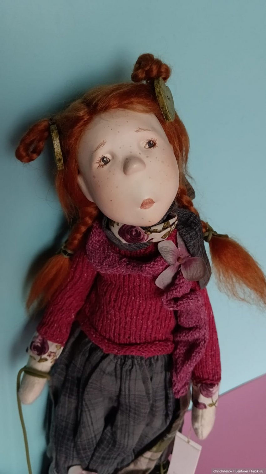 Моя уютная Малика… девочка папье-маше от Zwergnase (фото 10)