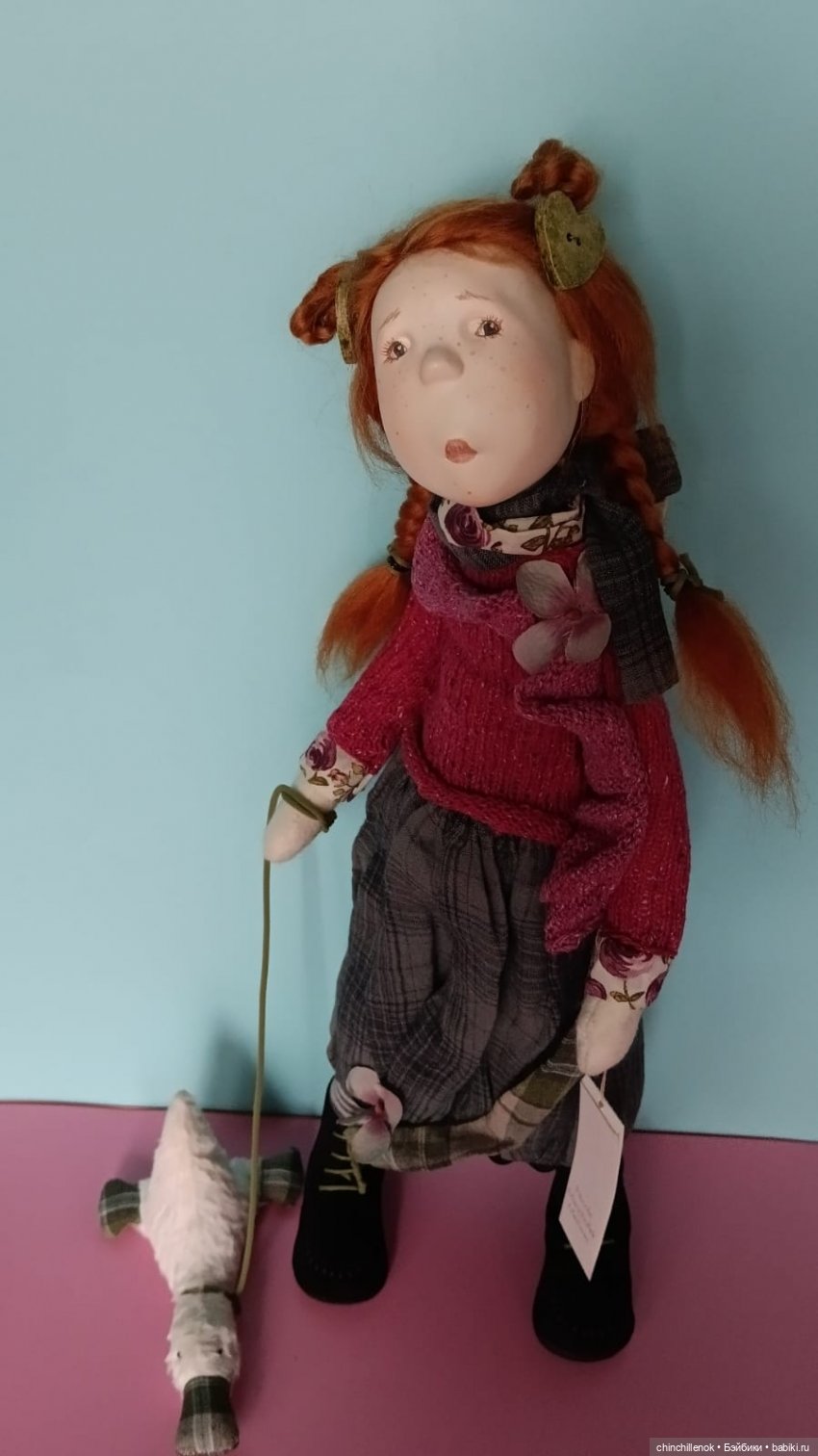 Моя уютная Малика… девочка папье-маше от Zwergnase (фото 7)