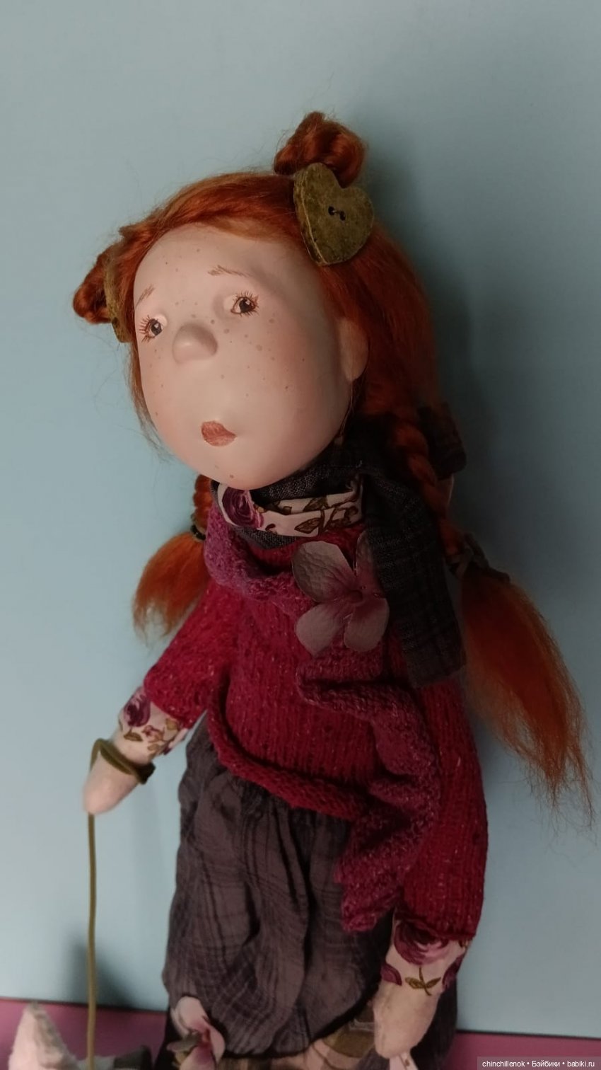 Моя уютная Малика… девочка папье-маше от Zwergnase (фото 9)