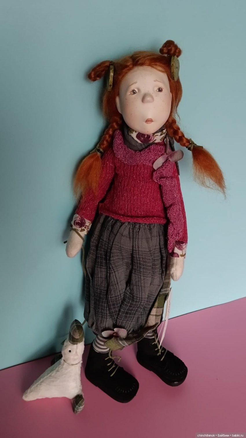 Моя уютная Малика… девочка папье-маше от Zwergnase (фото 2)