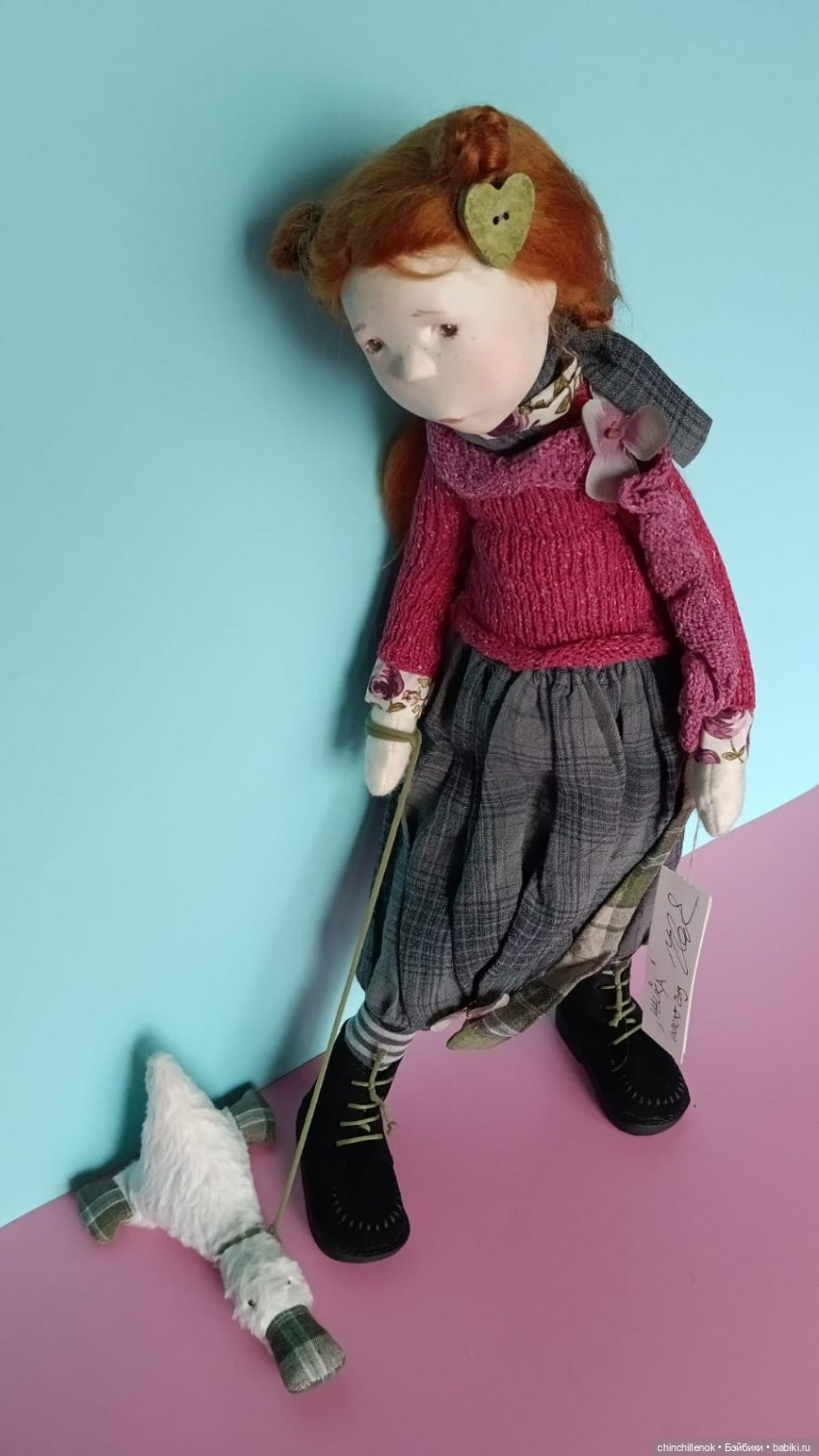 Моя уютная Малика… девочка папье-маше от Zwergnase (фото 4)