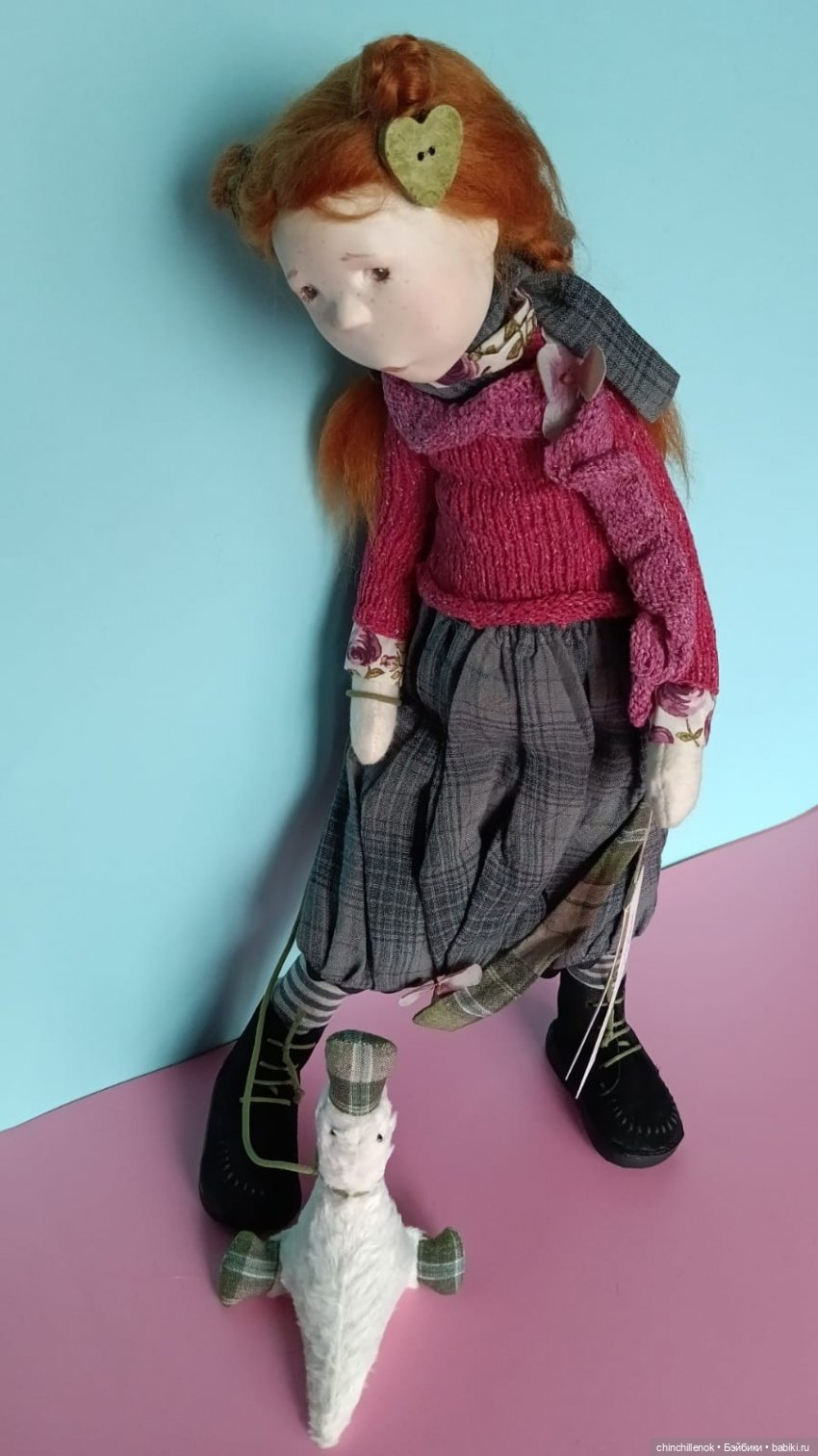 Моя уютная Малика… девочка папье-маше от Zwergnase (фото 3)