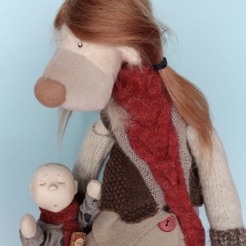 А мамочка нашлась! Рождественский уникальный сет от Zwergnase