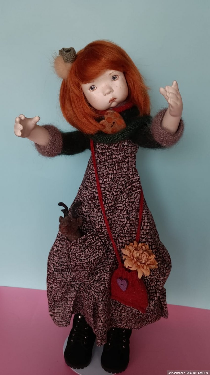 🍂 Мои девочки-осень🍁уникальные куклы папье-маше от Zwergnase