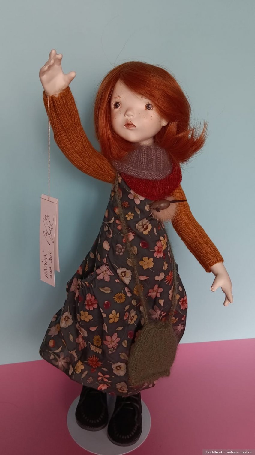 🍂 Мои девочки-осень🍁уникальные куклы папье-маше от Zwergnase (фото 2)