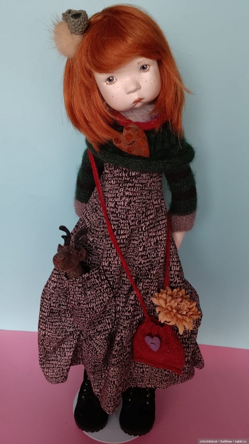 🍂 Мои девочки-осень🍁уникальные куклы папье-маше от Zwergnase (фото 10)