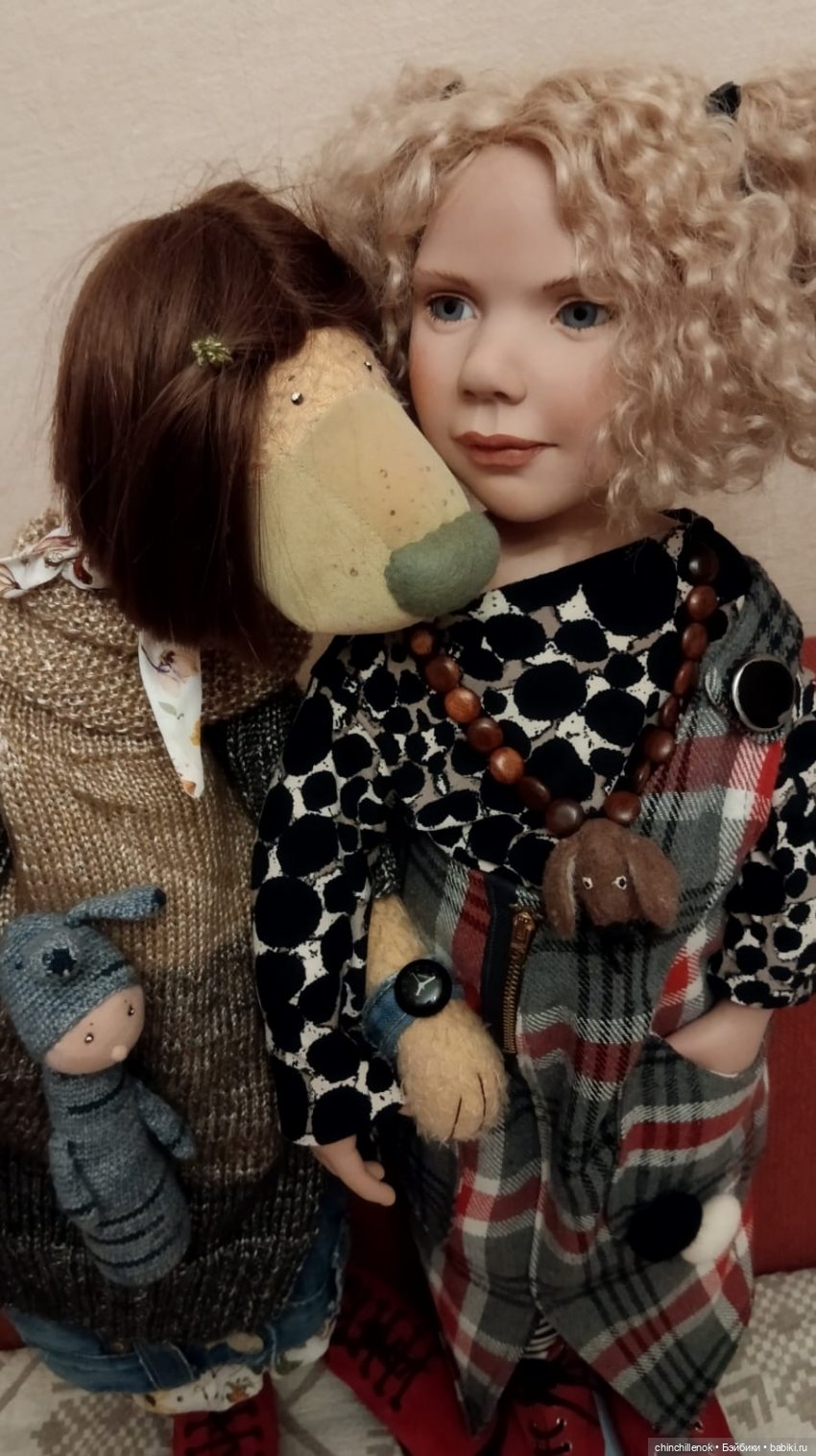 Мама и дочка ❤️❤️ удивительные Тедди-Миши от Zwergnase