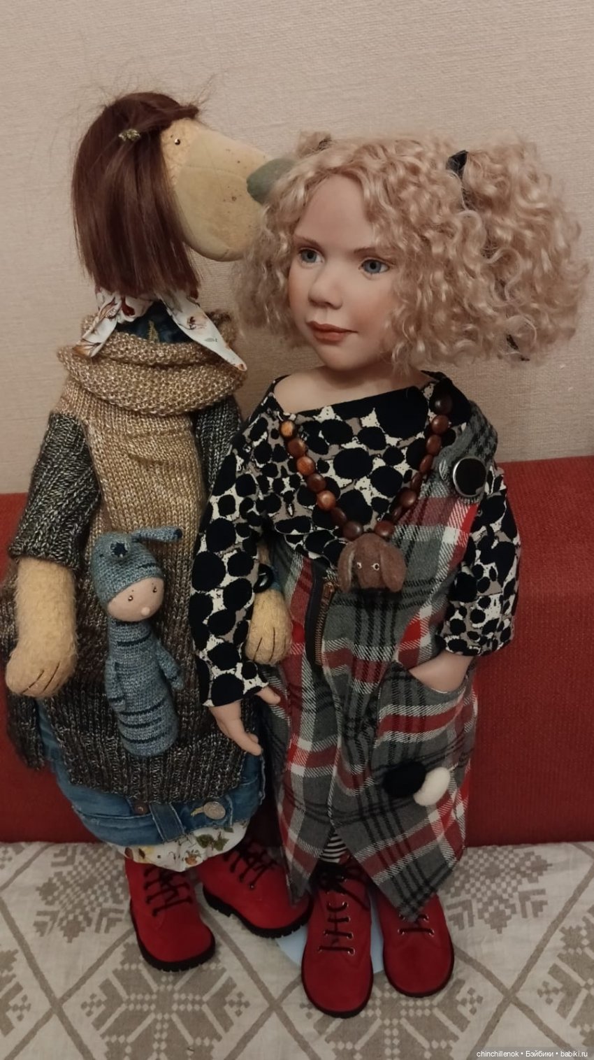 Мама и дочка ❤️❤️ удивительные Тедди-Миши от Zwergnase