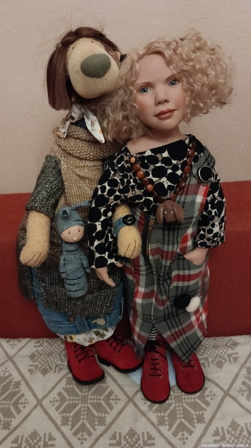 Мама и дочка ❤️❤️ удивительные Тедди-Миши от Zwergnase