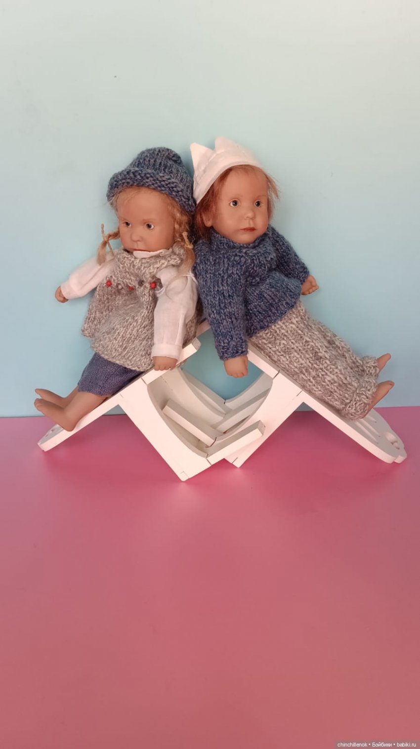 Крошки близнецы Mette и Mees от Zwergnase