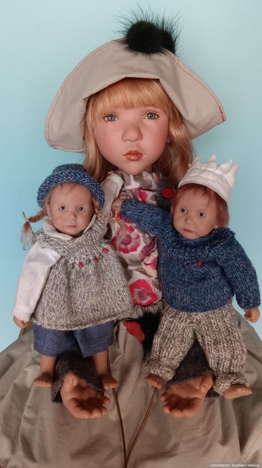 Крошки близнецы Mette и Mees от Zwergnase