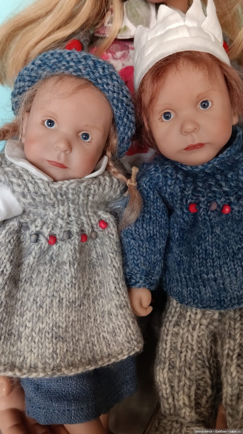 Крошки близнецы Mette и Mees от Zwergnase