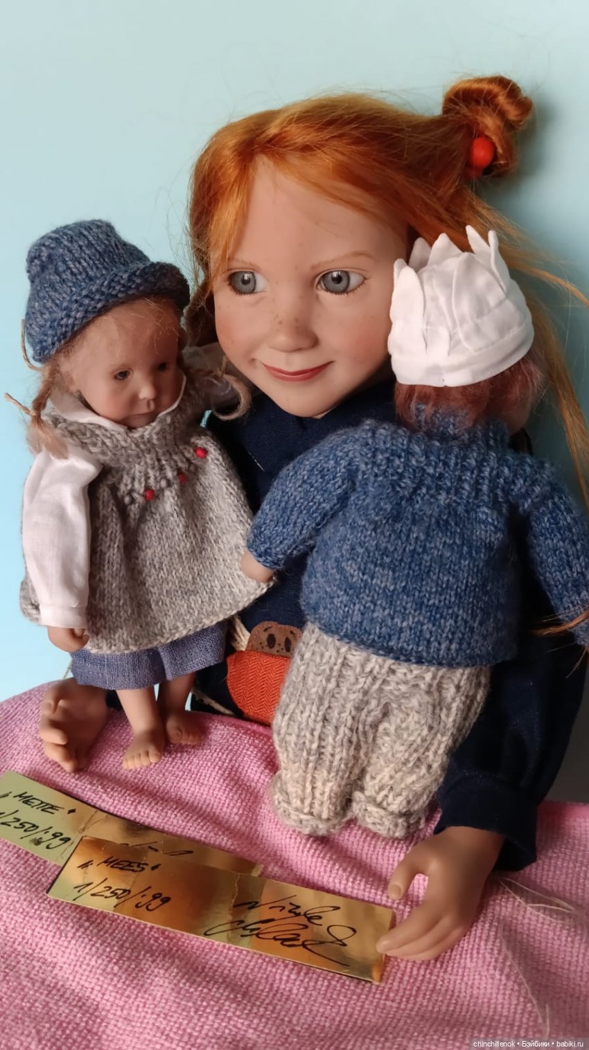 Крошки близнецы Mette и Mees от Zwergnase