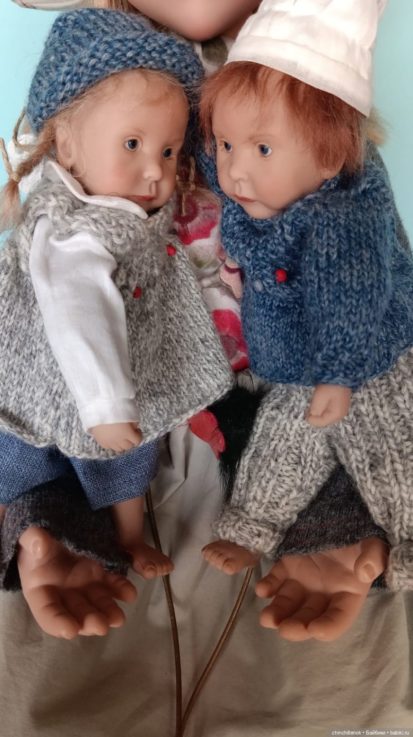 Крошки близнецы Mette и Mees от Zwergnase