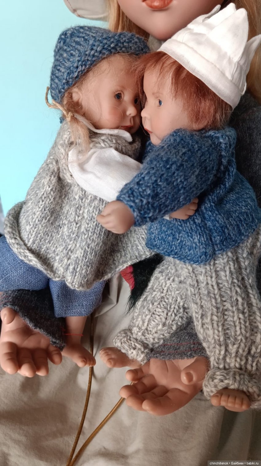 Крошки близнецы Mette и Mees от Zwergnase