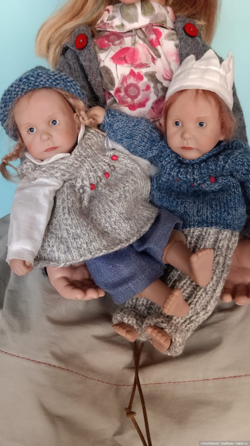 Крошки близнецы Mette и Mees от Zwergnase