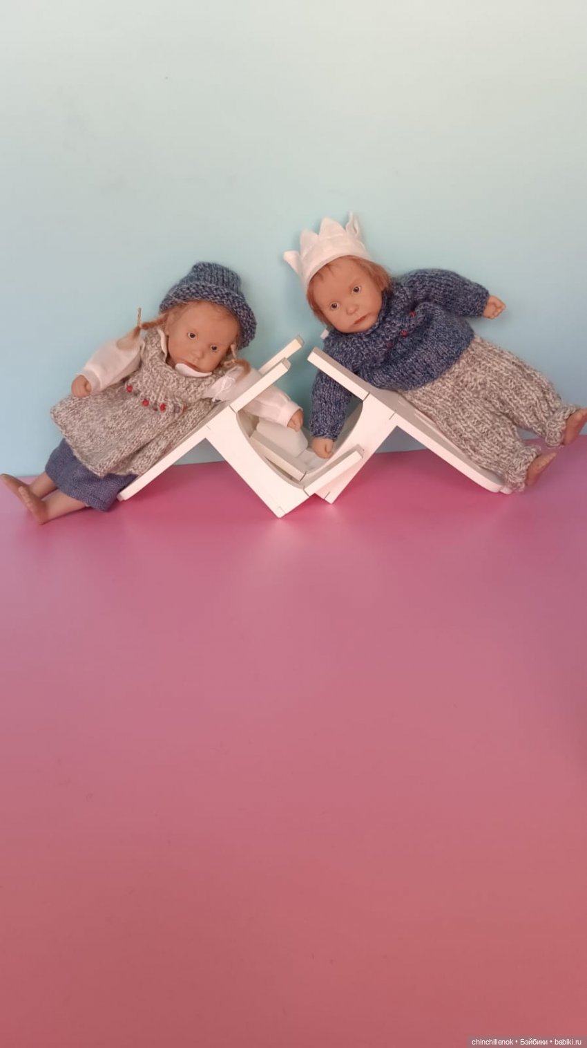 Крошки близнецы Mette и Mees от Zwergnase