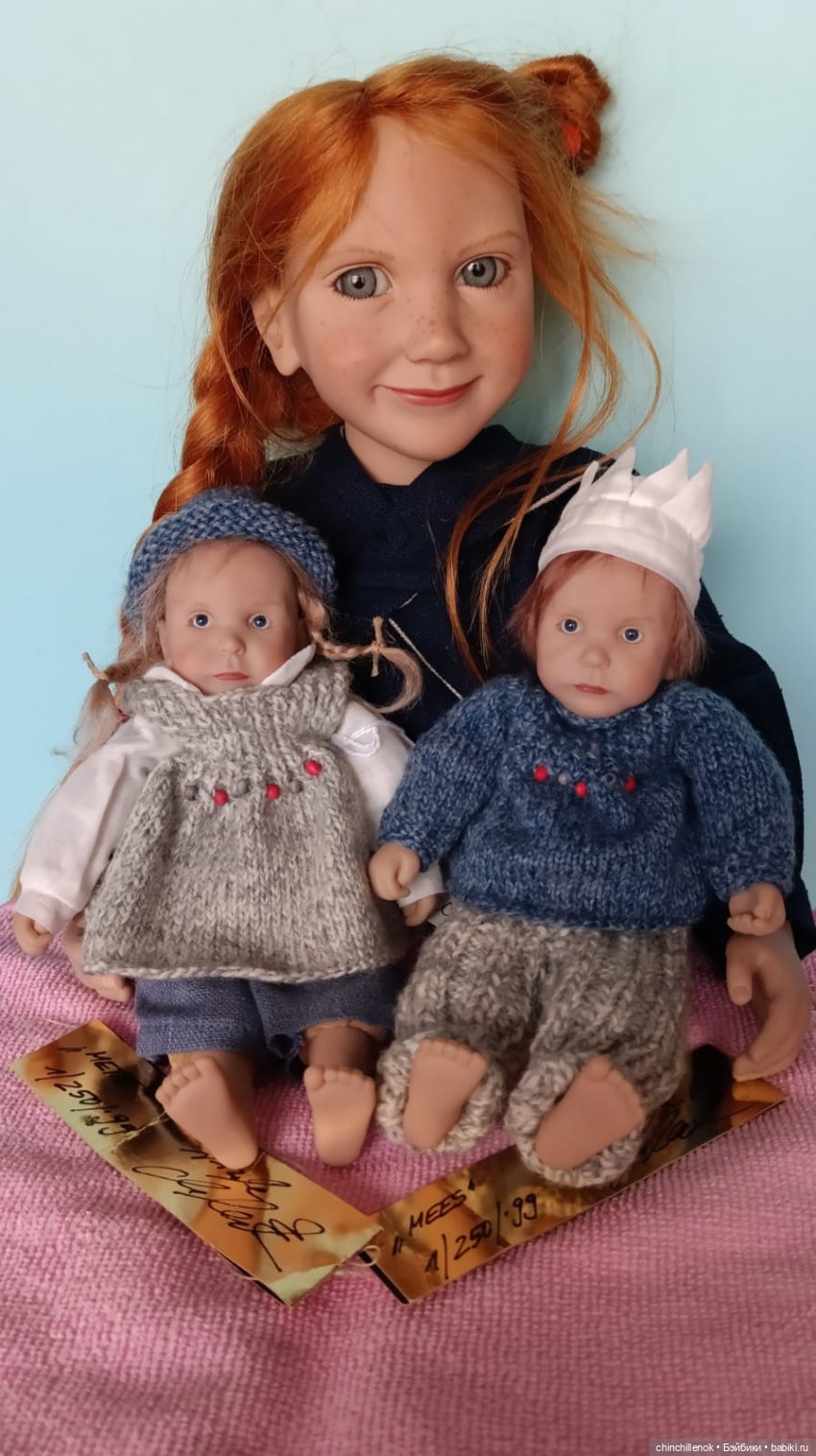 Крошки близнецы Mette и Mees от Zwergnase