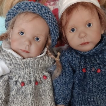 Крошки близнецы Mette и Mees от Zwergnase