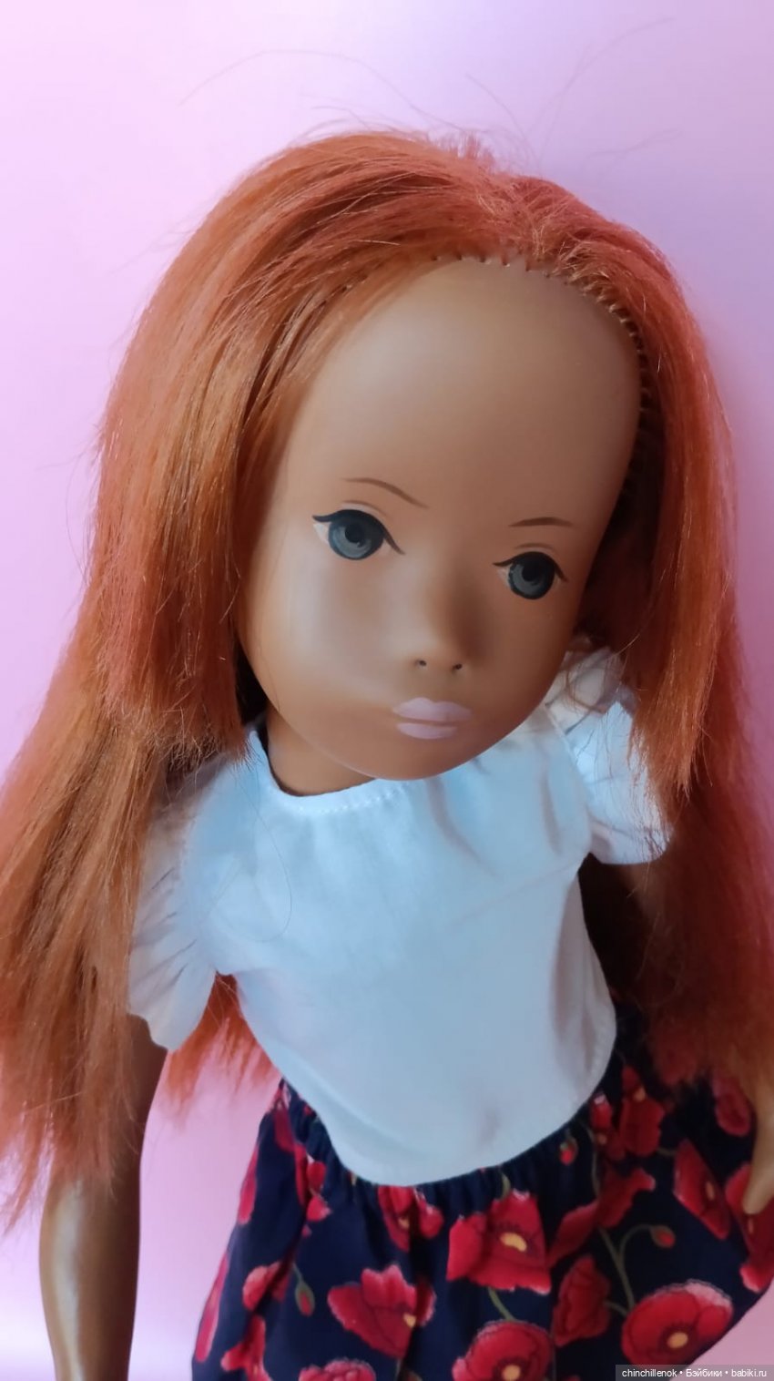 Яркий цветочек моей коллекции🌺 Sasha “no nose” Gotz от Sasha doll Morgenthaler (фото 2)