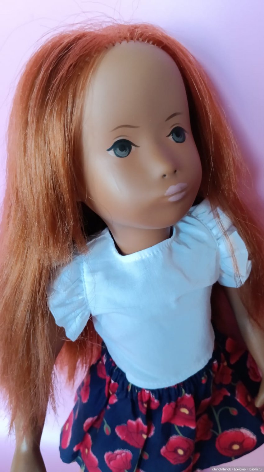 Яркий цветочек моей коллекции🌺 Sasha “no nose” Gotz от Sasha doll Morgenthaler (фото 3)
