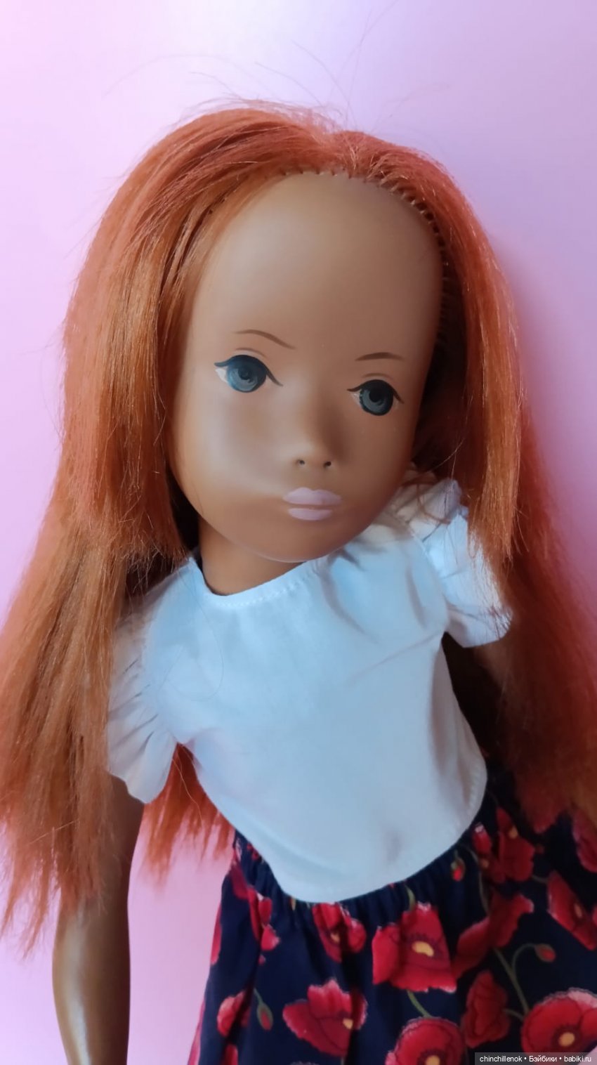 Яркий цветочек моей коллекции🌺 Sasha “no nose” Gotz от Sasha doll Morgenthaler