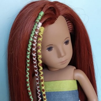 Из брюнеточки в рыженькую 🤎🧡 Sasha doll Morgenthaler