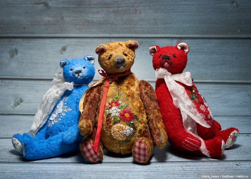 Авторские игрушки Тедди - Мария Бугвина Maria Bears