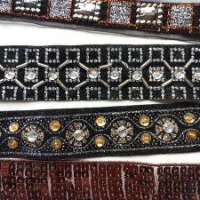 Тесьма разная с пайетками, стеклярусом,бисером