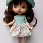 платья для шарнирной куклы Монст 30 см