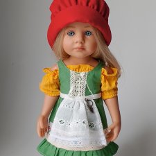 Красная шапочка комплект одежда для кукол