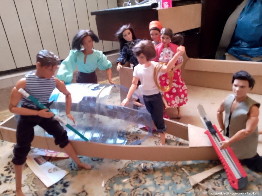 Лодка для Барби — Аксессуары для кукол своими руками: идеи