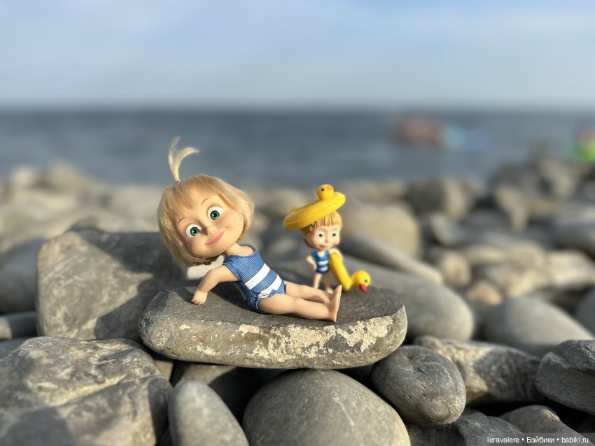 Машка на морях — Куклы Маша и Медведь (Simba): Маша в кармашке (фото 6)