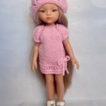 Розовый комплект для куклыПаолы Рейна