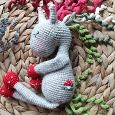 Единорожек, вязаная игрушка