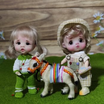 Деткам ослика купили.