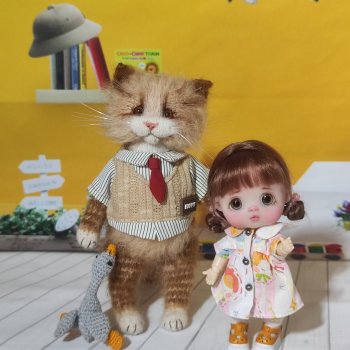 Котофей с Кирочкой.