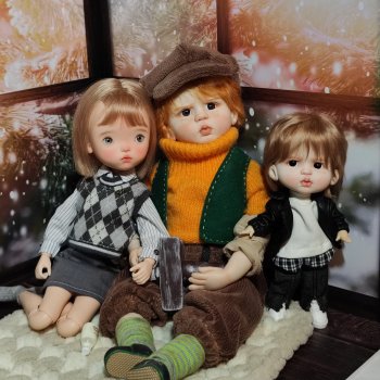 Куколки бывают разные, но все они прекрасные 🤗