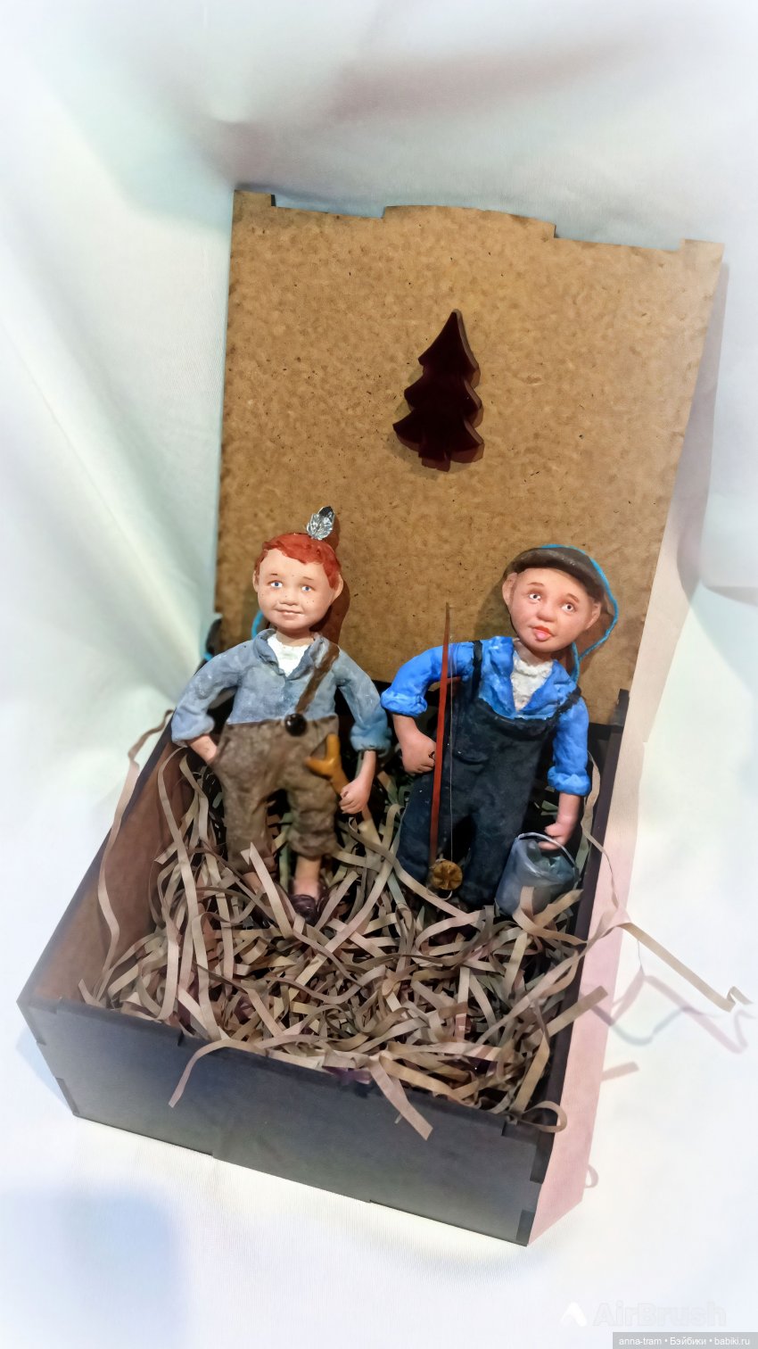 Ватные елочные игрушки