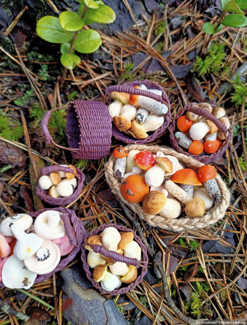 Корзины, корзинки, корзиночки и грибы (фото 2)